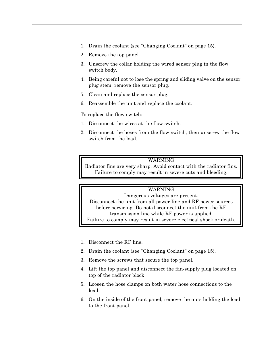 Bird Technologies 8640B Series User Manual | Page 29 / 44