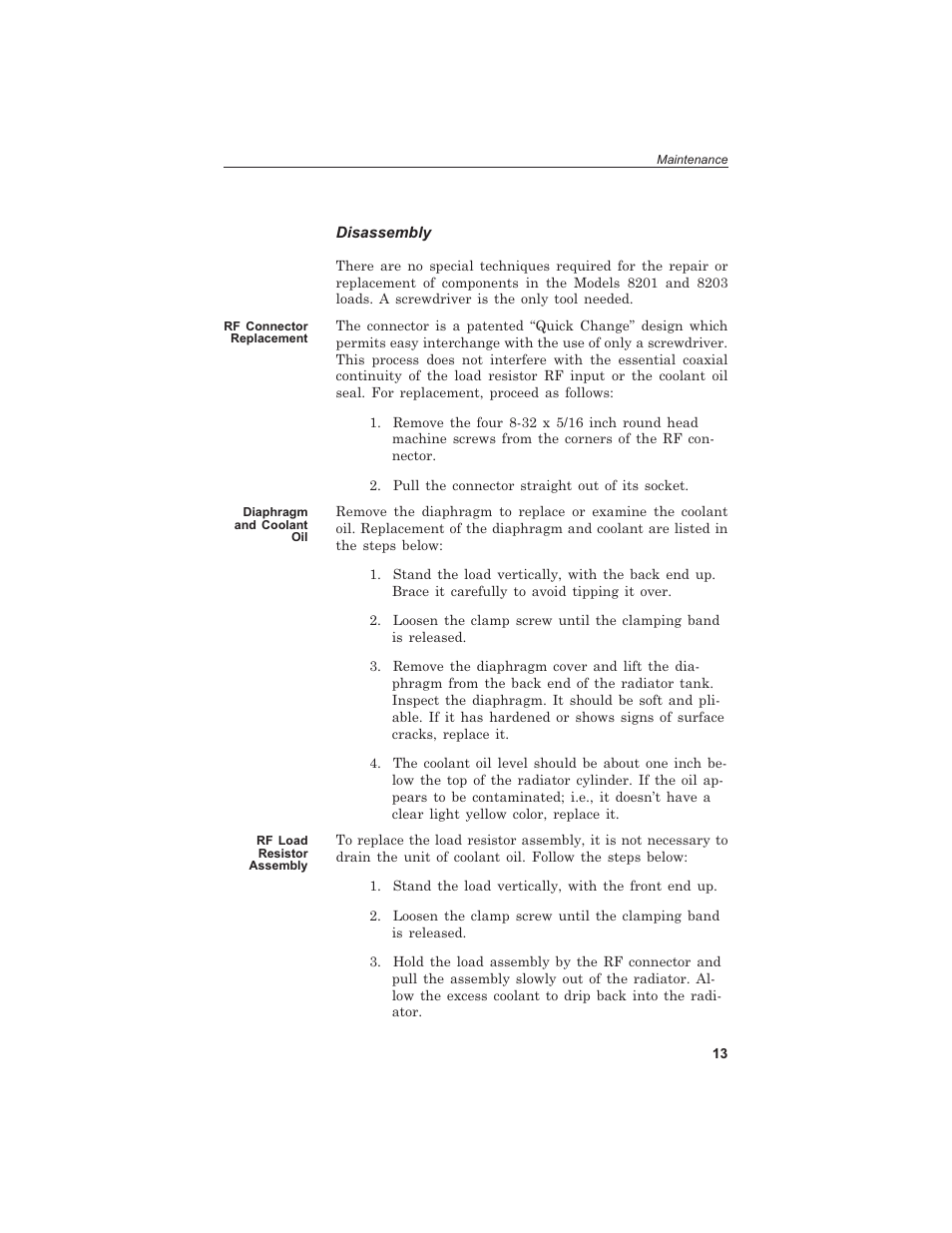 Bird Technologies 8201 User Manual | Page 23 / 27