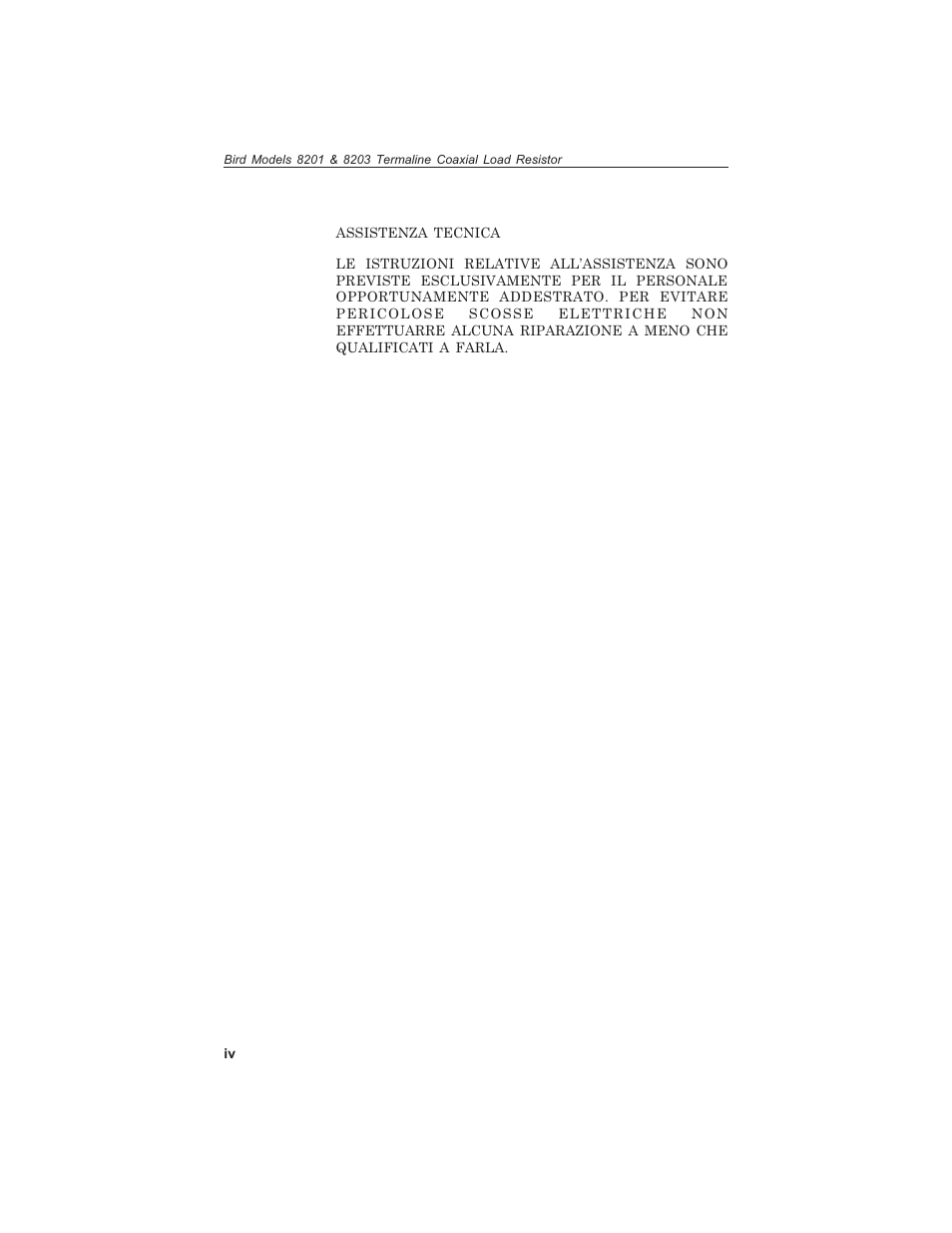 Bird Technologies 8201 User Manual | Page 6 / 27