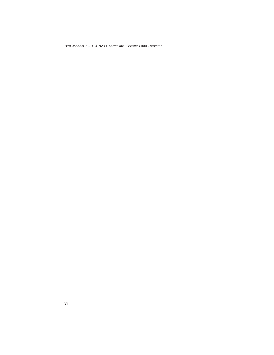 Bird Technologies 8201 User Manual | Page 8 / 27