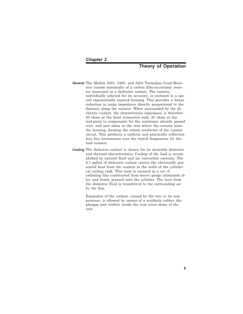 Theory of operation | Bird Technologies 8401 User Manual | Page 15 / 27