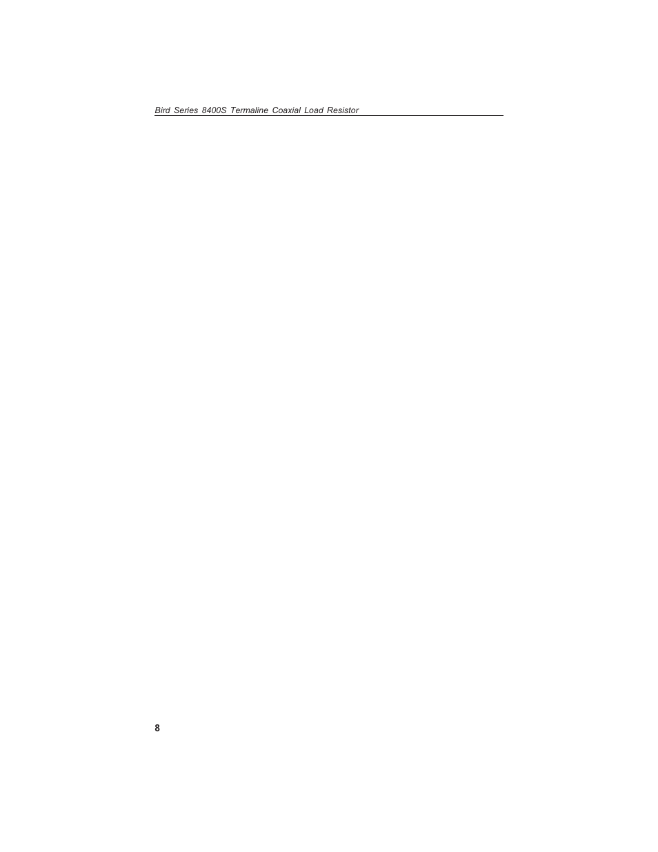 Bird Technologies 8401 User Manual | Page 18 / 27