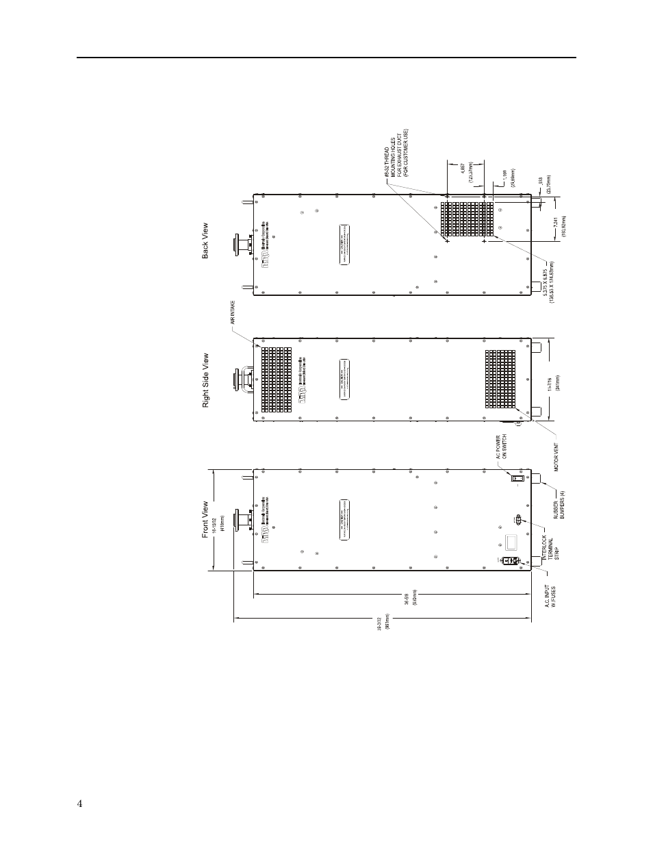 Figure 1 outline drawing - (all models) | Bird Technologies 8578B150 Series User Manual | Page 16 / 33