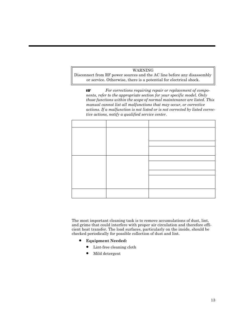 Chapter 5 maintenance, Troubleshooting, Cleaning | Cleaning outside surfaces, Ges 13, Troubleshooting cleaning | Bird Technologies 8578B150 Series User Manual | Page 25 / 33