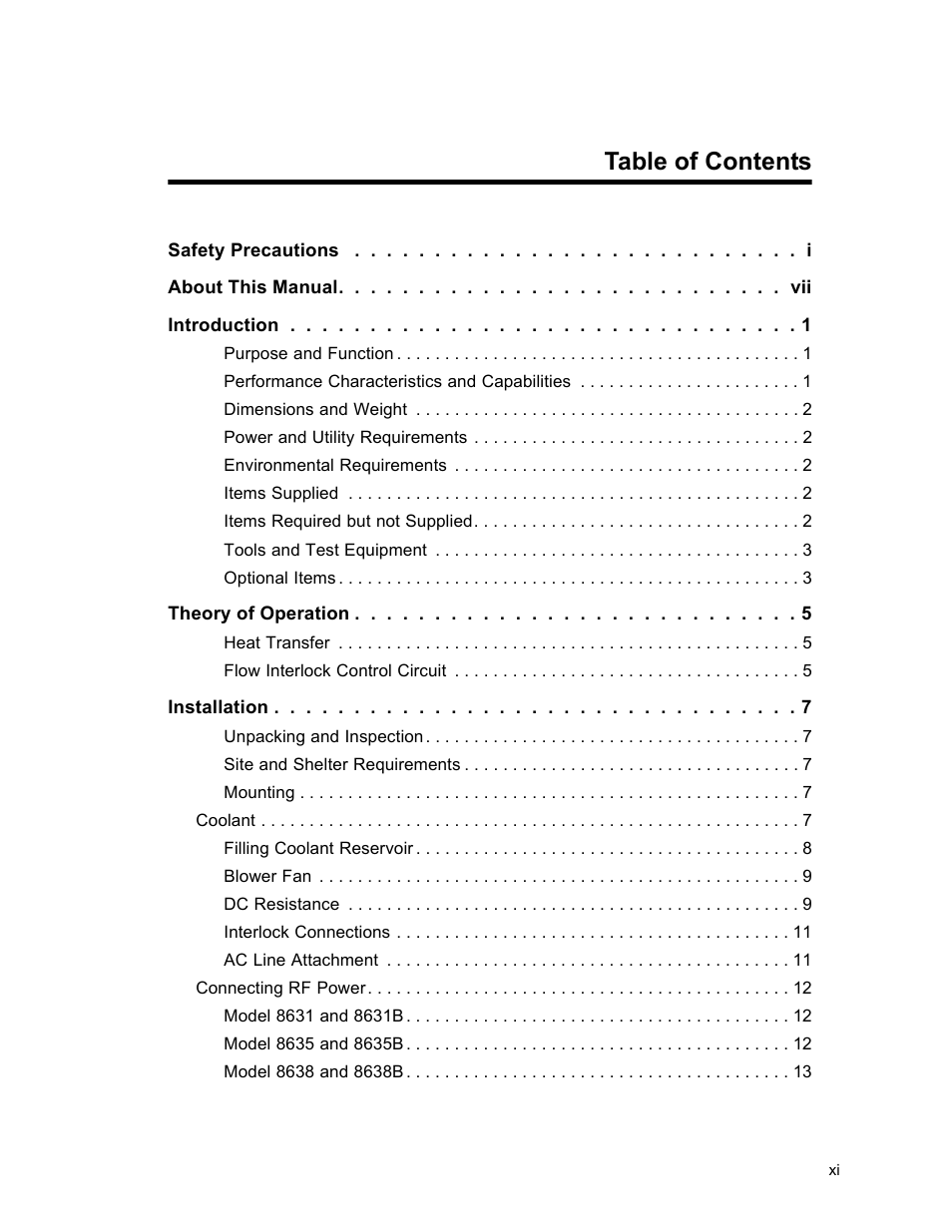 Bird Technologies 8630B Series User Manual | Page 13 / 62