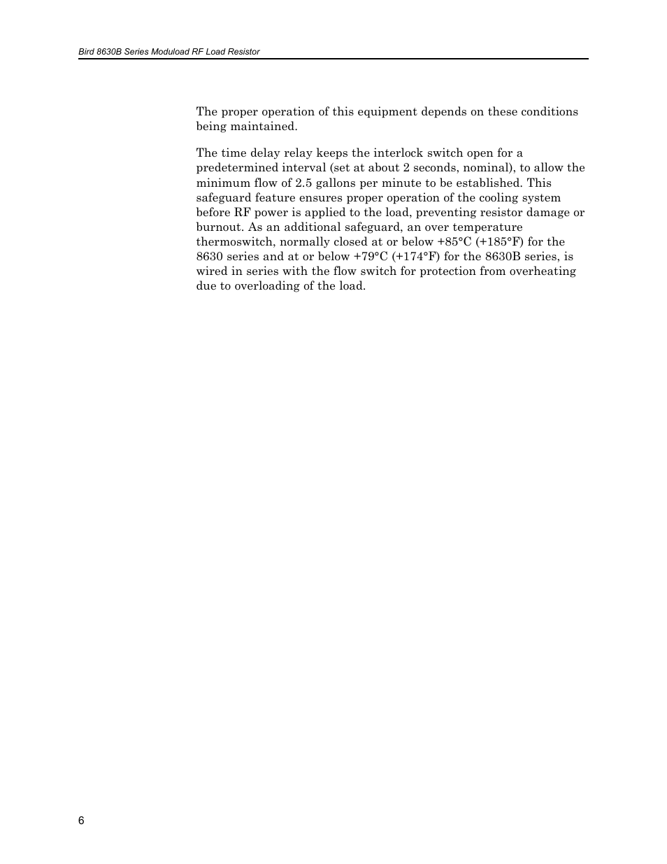 Bird Technologies 8630B Series User Manual | Page 22 / 62
