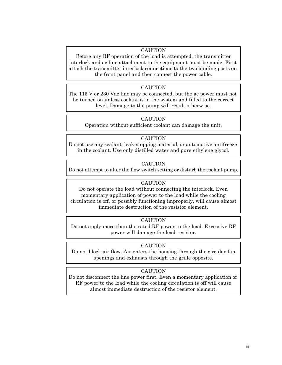 Bird Technologies 8630B Series User Manual | Page 5 / 62