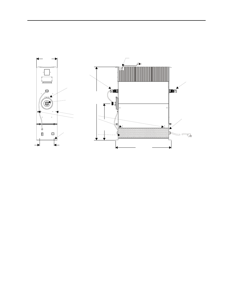 Figure 1 bird 8930 series outline drawing | Bird Technologies 8930 Series User Manual | Page 12 / 37