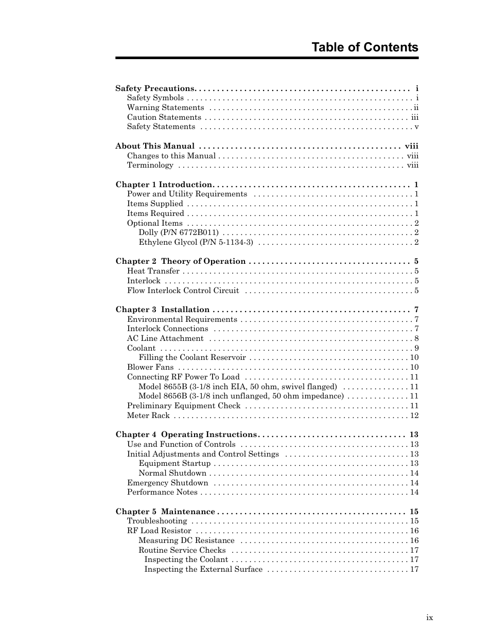 Bird Technologies 8650B Series User Manual | Page 11 / 45
