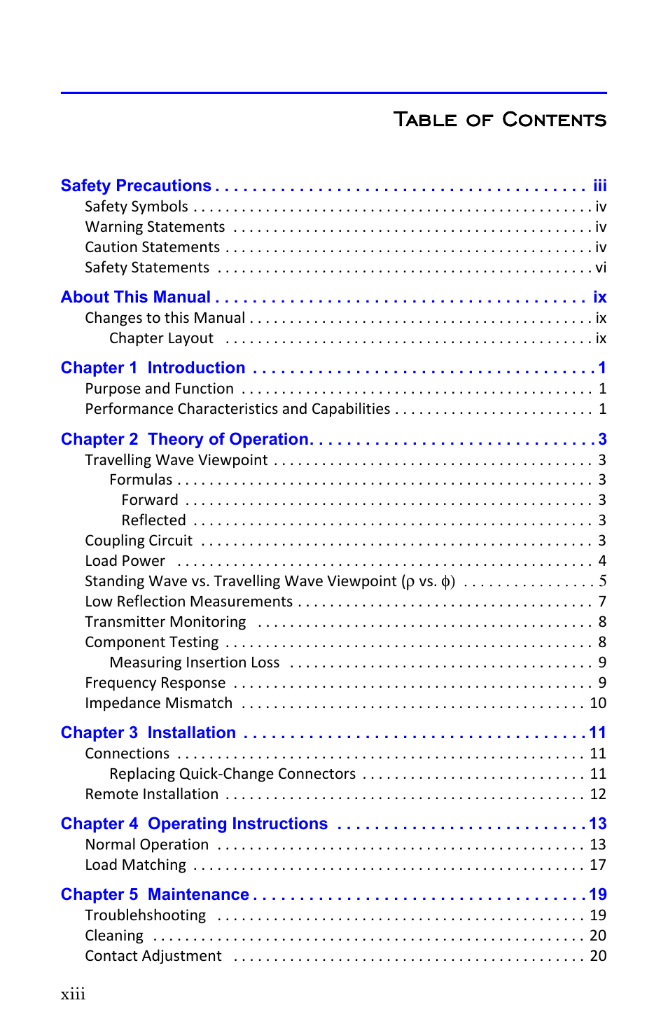 Bird Technologies 4527 User Manual | Page 10 / 51