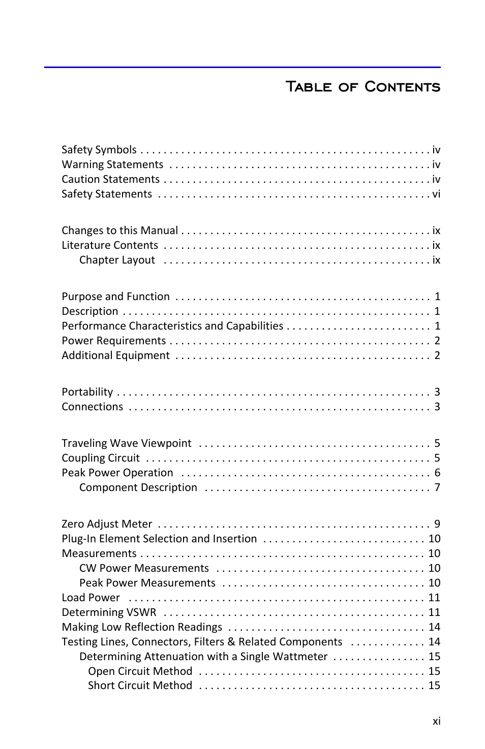 Bird Technologies 4314C User Manual | Page 11 / 48