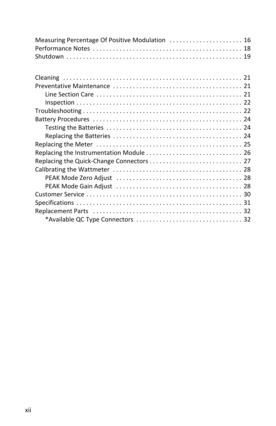 Bird Technologies 4314C User Manual | Page 12 / 48