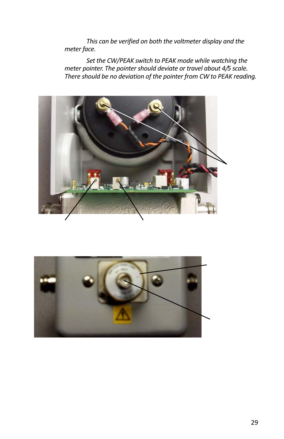 Figure 11 calibration potentiometer, Figure 12 dc element input | Bird Technologies 4314C User Manual | Page 41 / 48