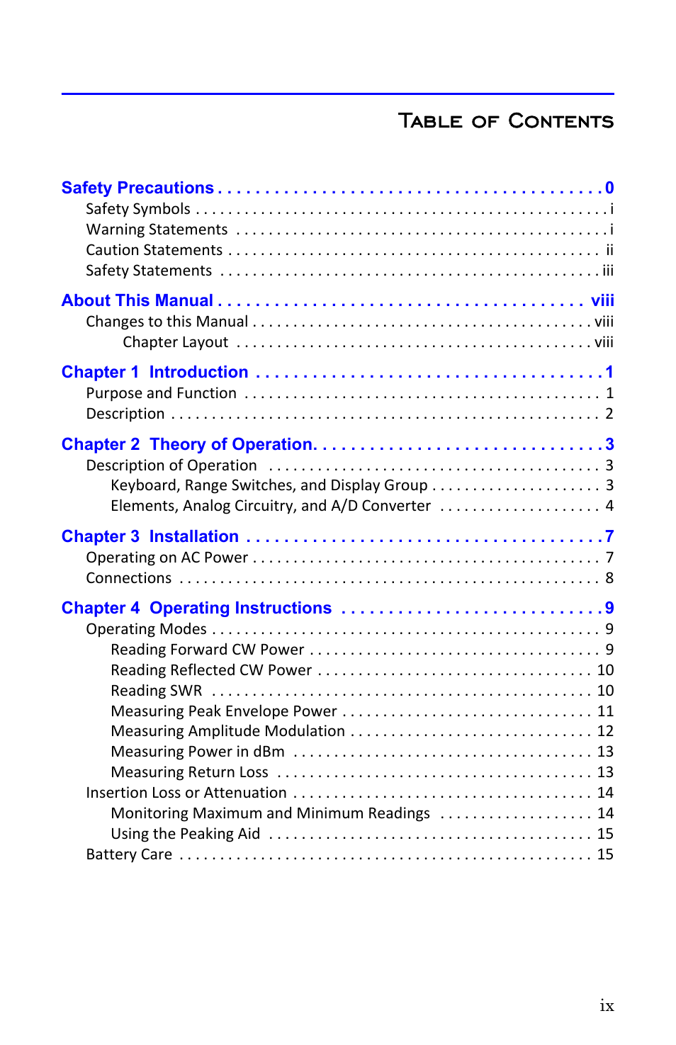 Bird Technologies 4391A User Manual | Page 11 / 46