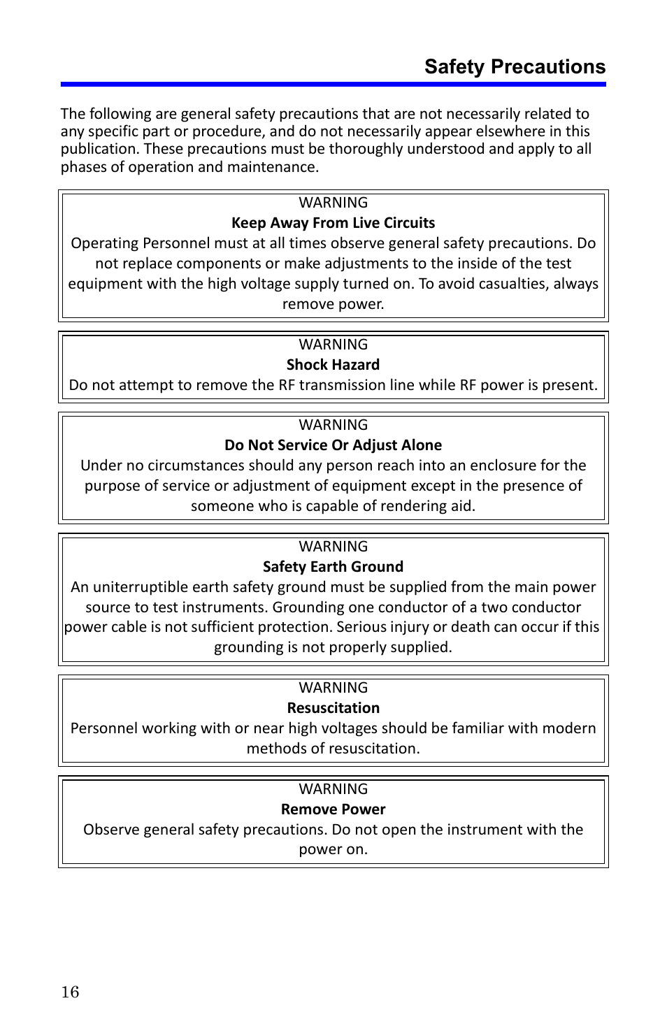 Safety precautions | Bird Technologies 4391A User Manual | Page 2 / 46
