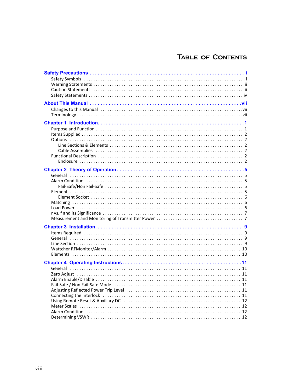 Bird Technologies 3128A User Manual | Page 10 / 35