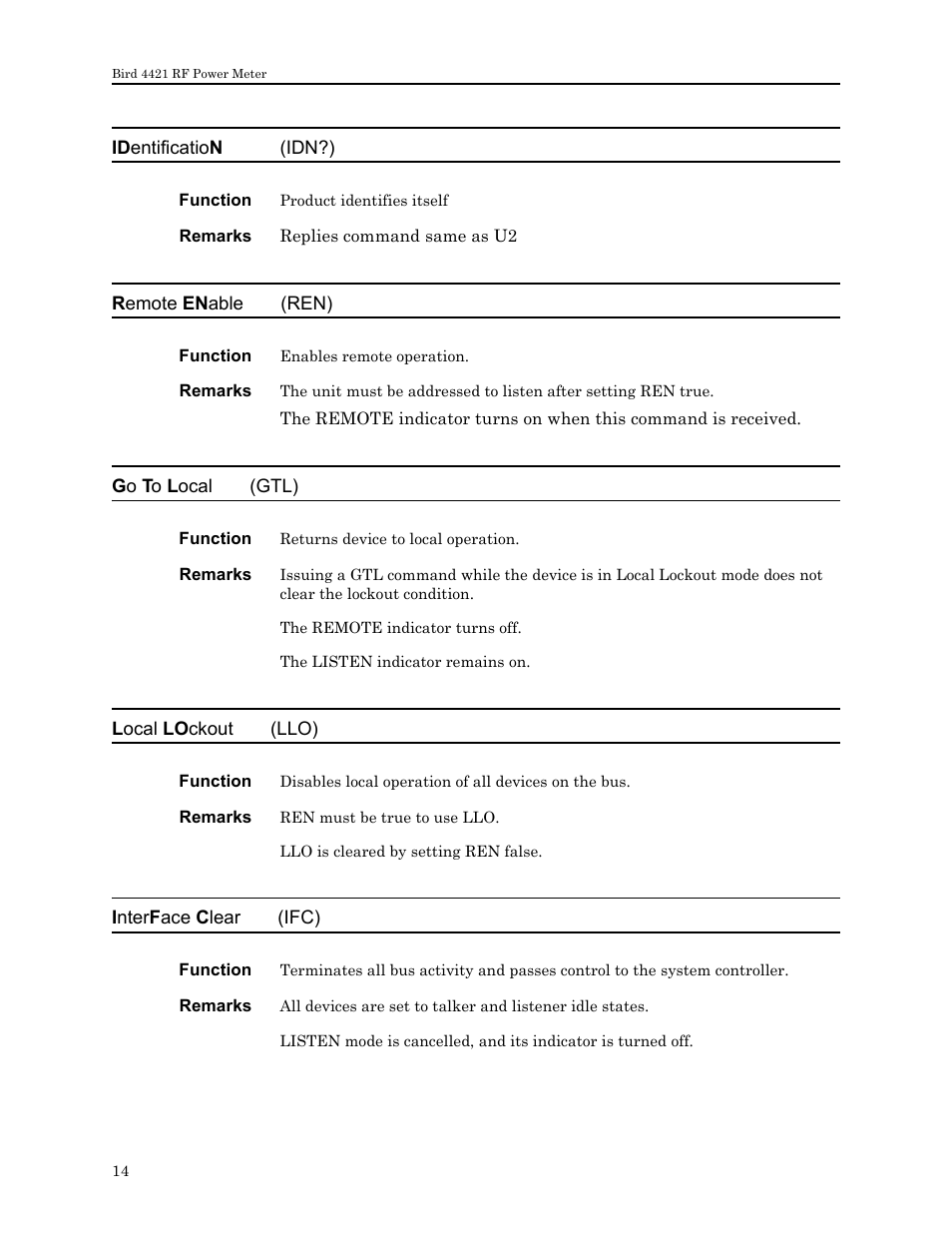 Bird Technologies 4421 User Manual | Page 26 / 64