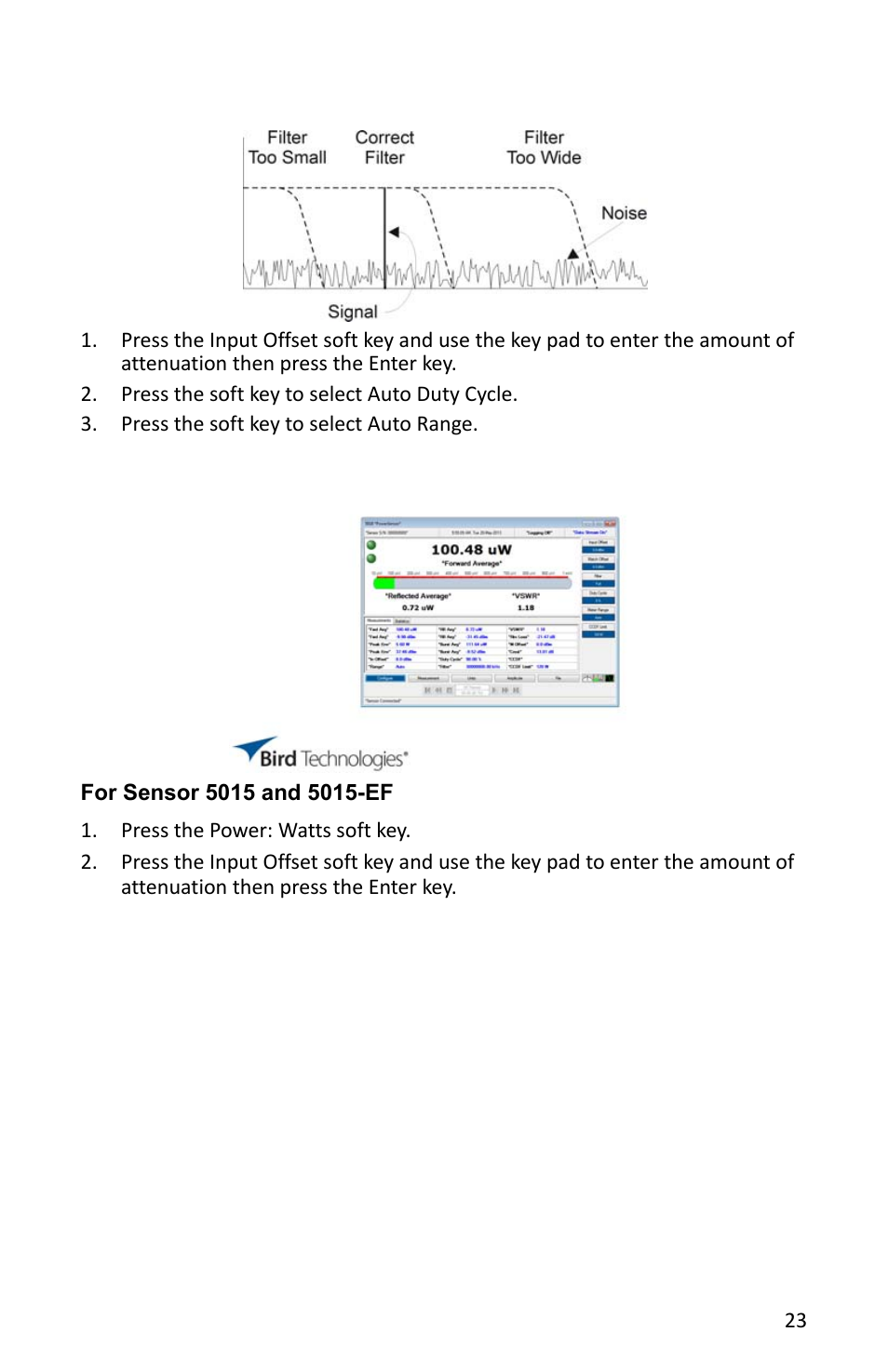 Figure 17 vpm, configure, wps, For sensor 5015 and 5015-ef | Bird Technologies VPM3 User Manual | Page 31 / 64