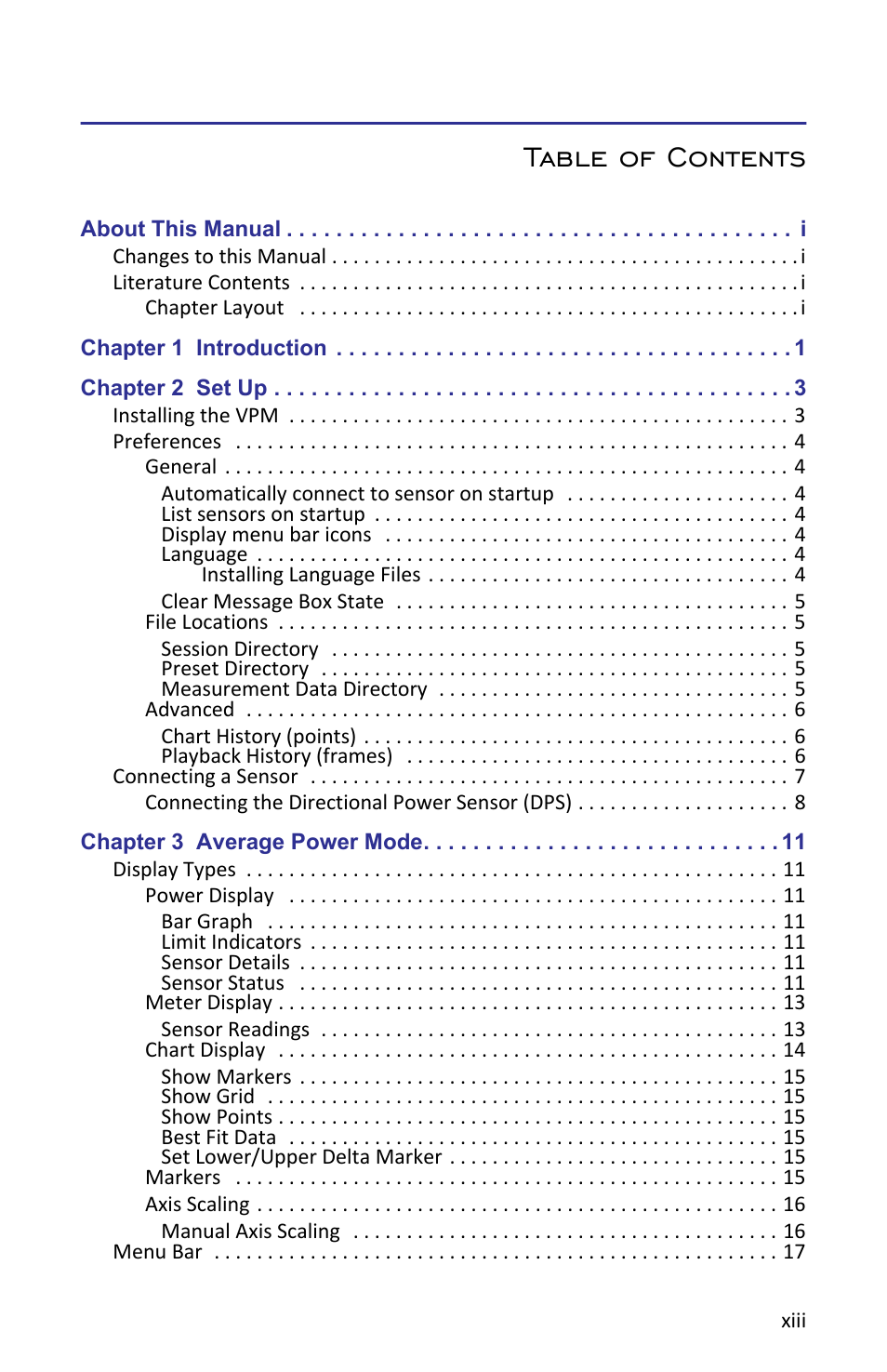 Bird Technologies VPM3 User Manual | Page 5 / 64