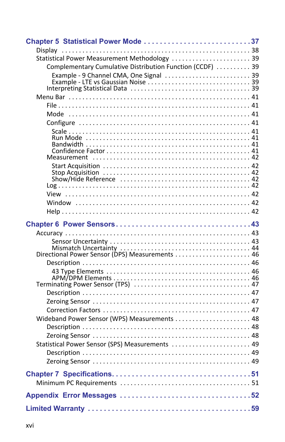 Bird Technologies VPM3 User Manual | Page 8 / 64