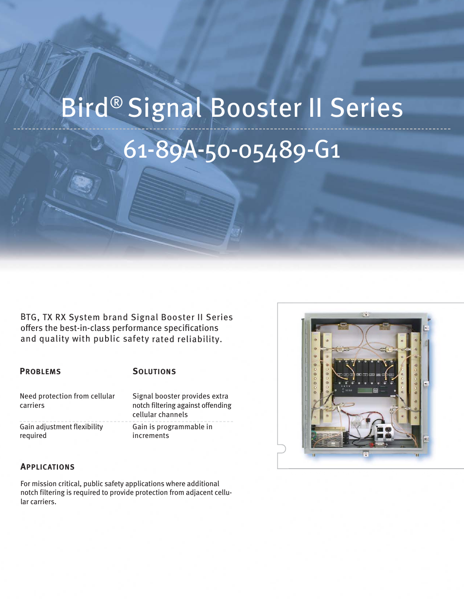 Bird Technologies 61-89A-50-05489-G1 User Manual | 2 pages