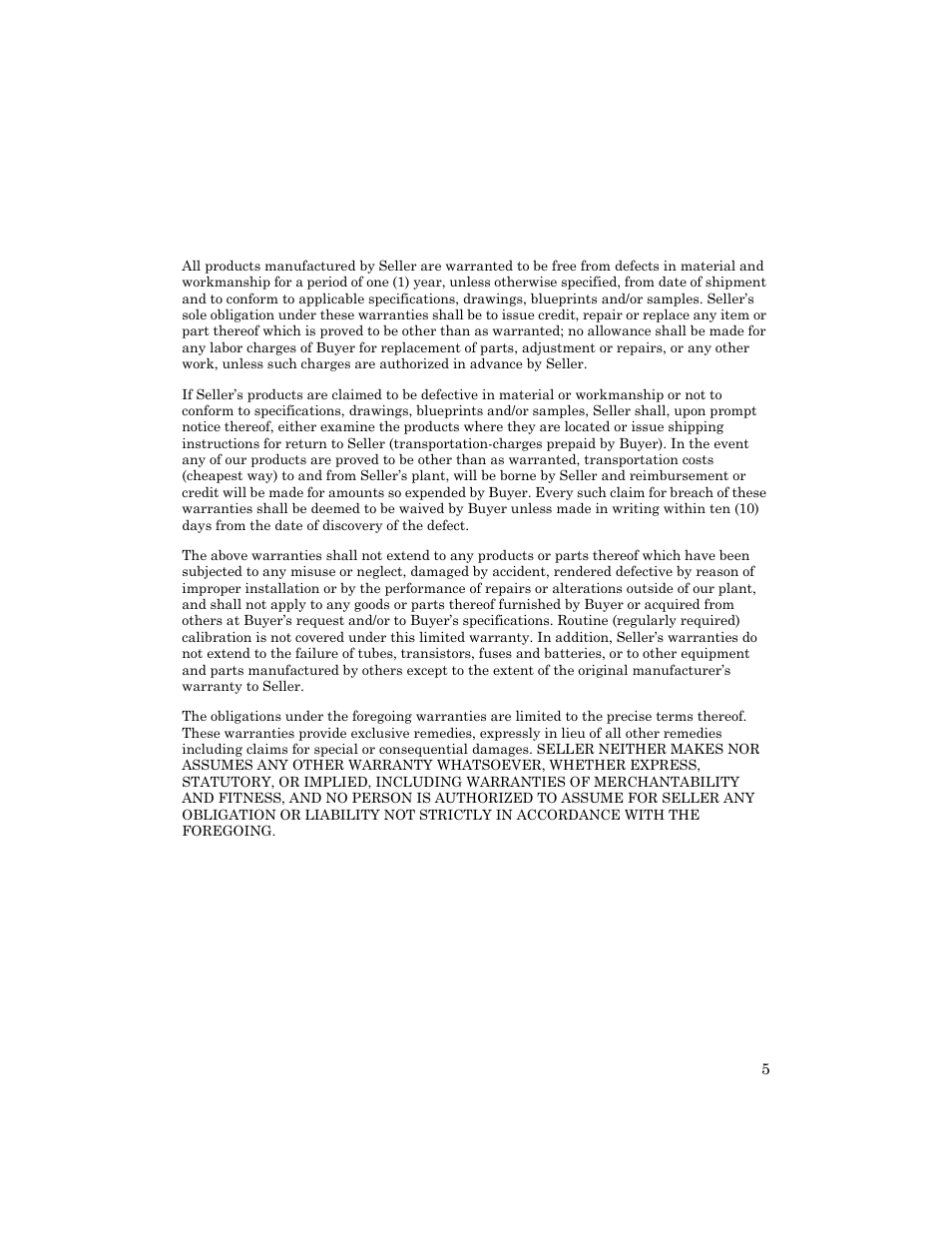 Limited warranty | Bird Technologies 7000A545 User Manual | Page 7 / 8