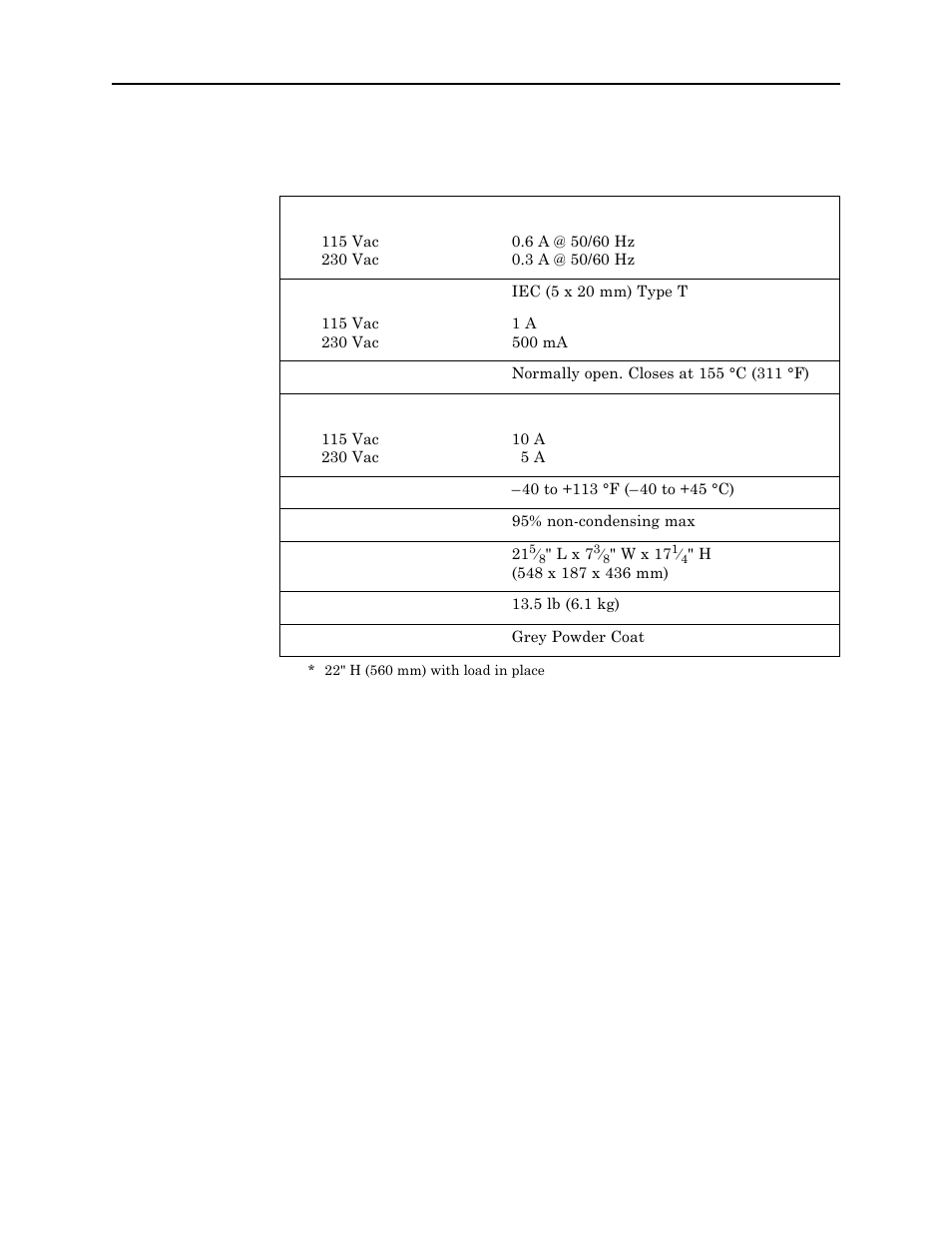 Specifications | Bird Technologies BA-310 Series User Manual | Page 27 / 29