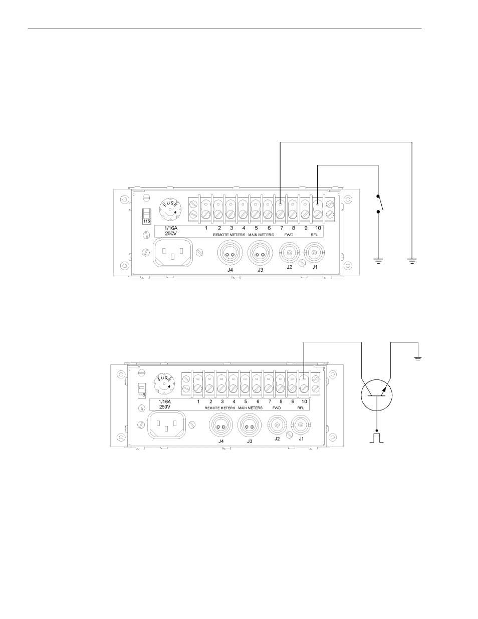 Ac tive for ward mon i tor (afm) in put | Bird Technologies 3170A Series User Manual | Page 38 / 42