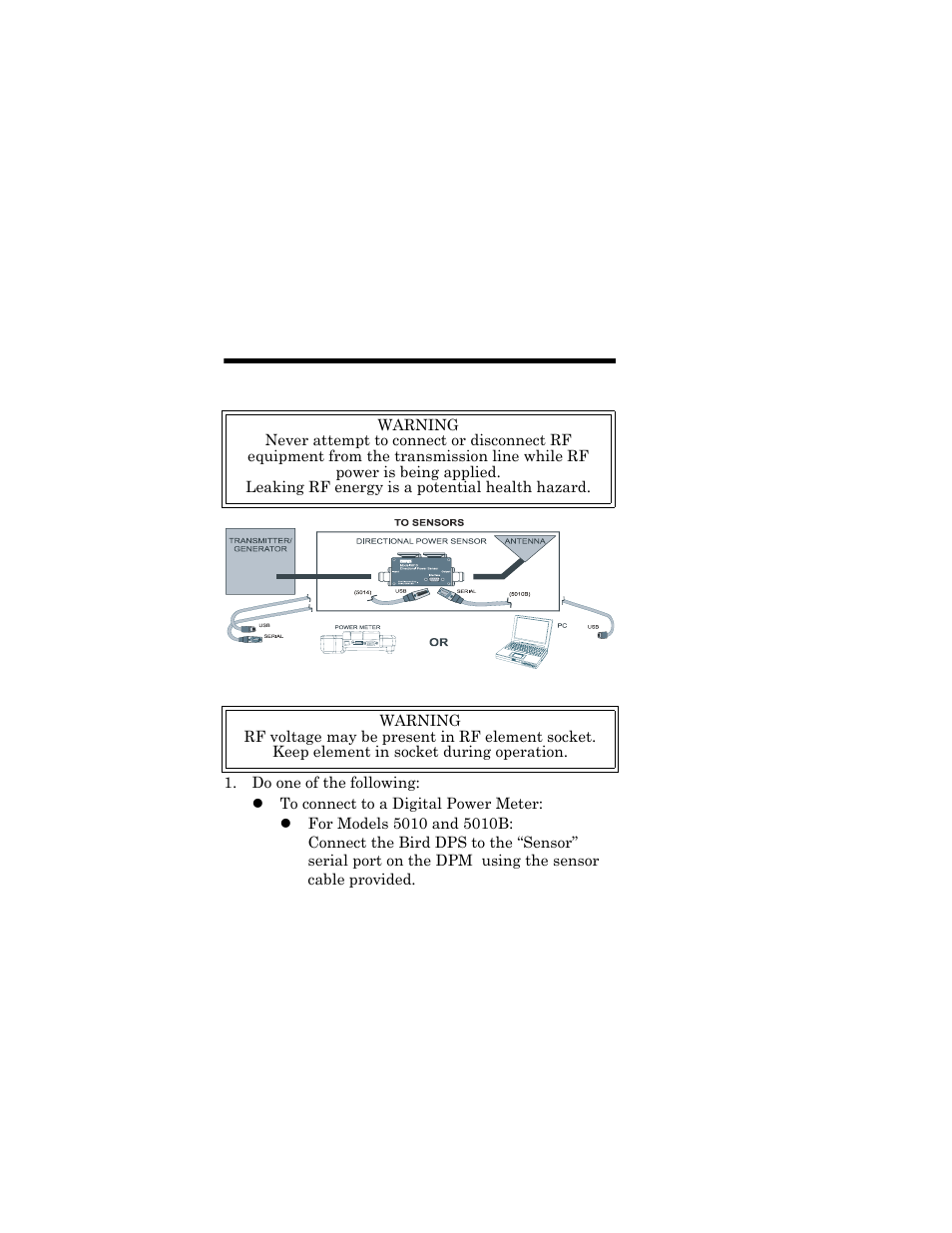 Chapter 2 installation | Bird Technologies 5010 Series-Manual User Manual | Page 17 / 27