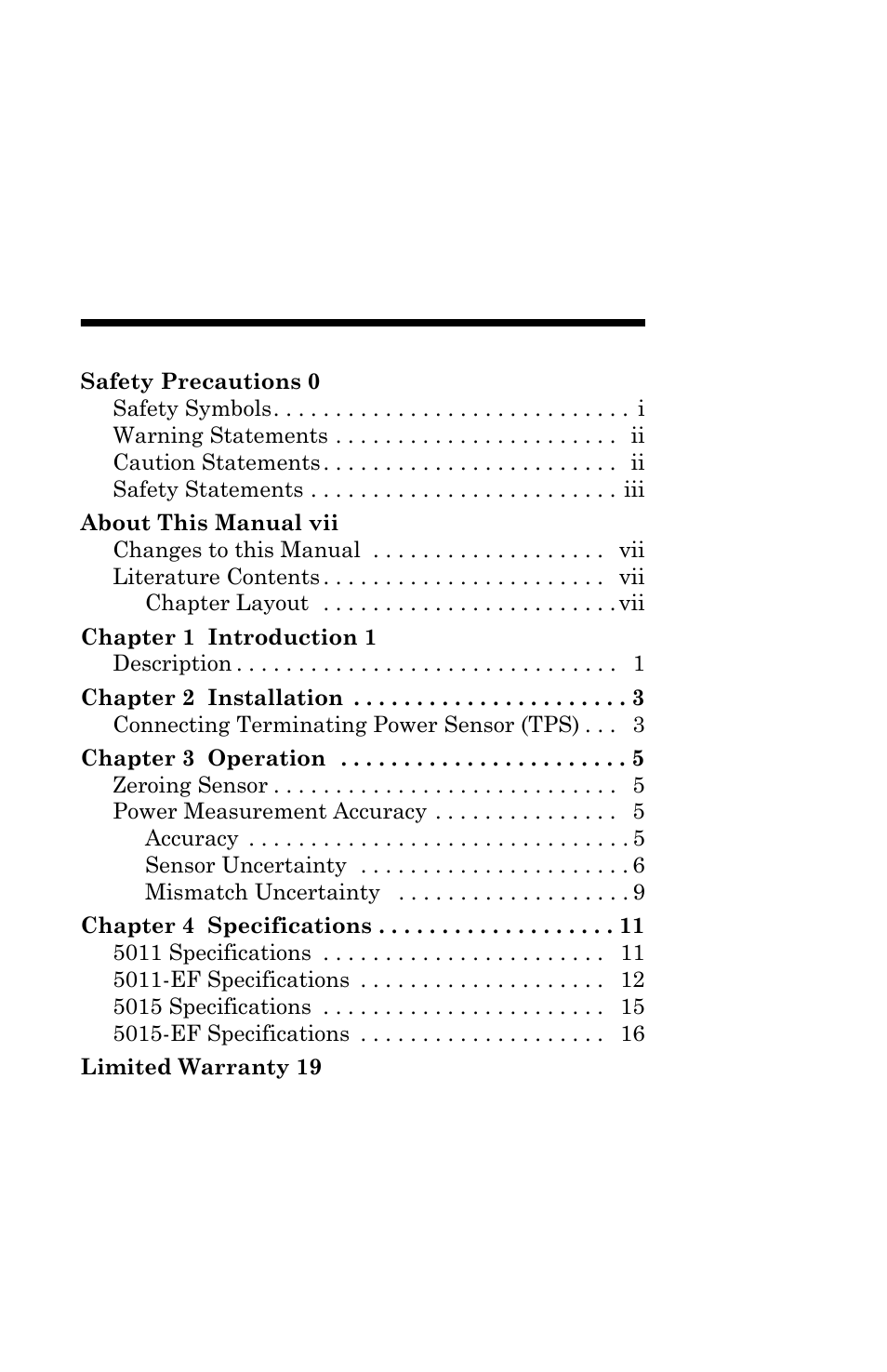 Bird Technologies 5015 Series-Manual User Manual | Page 11 / 31