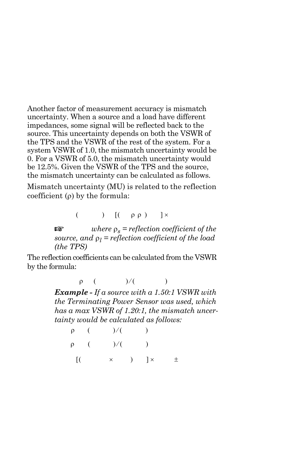 Mismatch uncertainty | Bird Technologies 5015 Series-Manual User Manual | Page 21 / 31