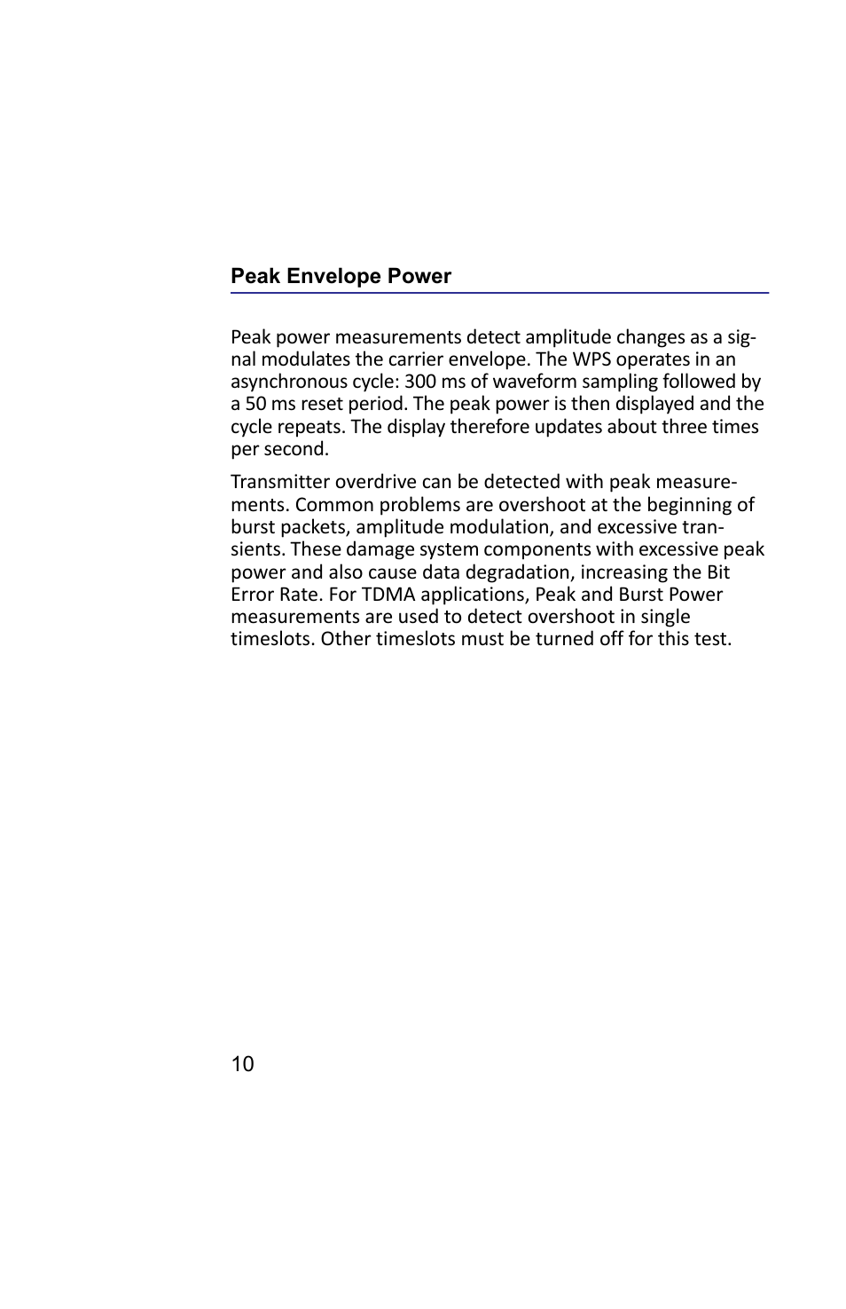 Peak envelope power | Bird Technologies 5019D-Manual User Manual | Page 22 / 59