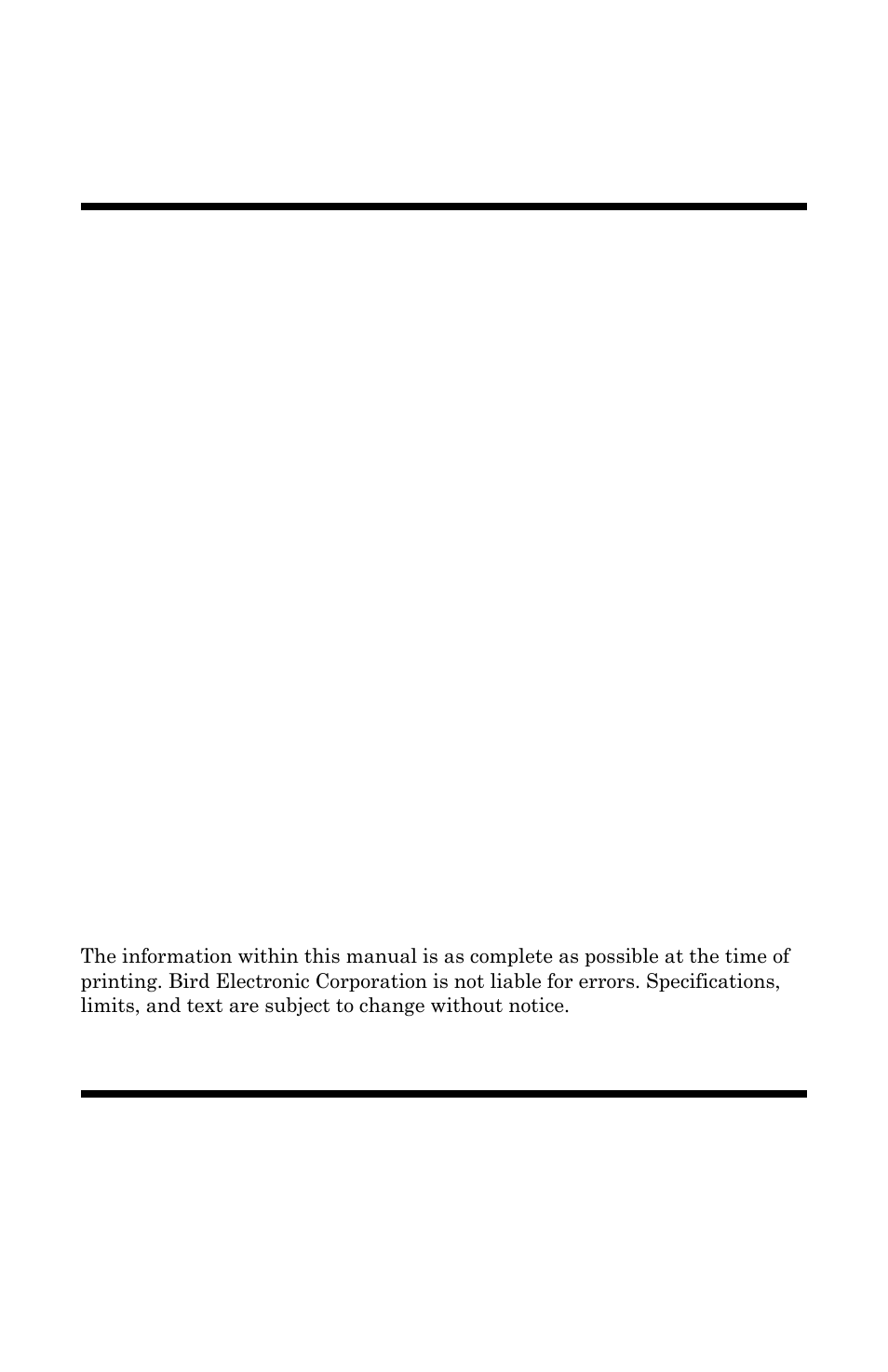 Bird Technologies 3140 Display User Manual | 36 pages