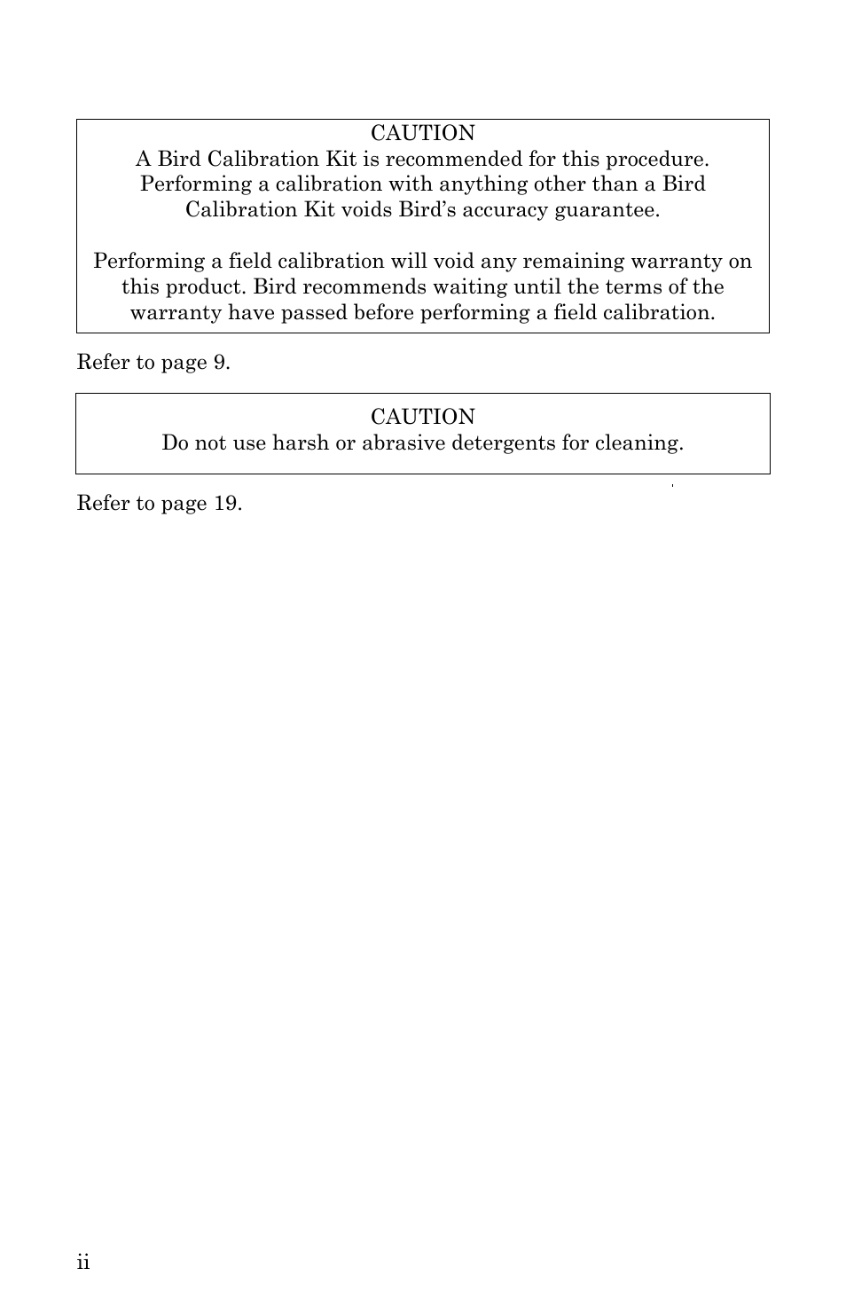 Bird Technologies 3140 Display User Manual | Page 4 / 36