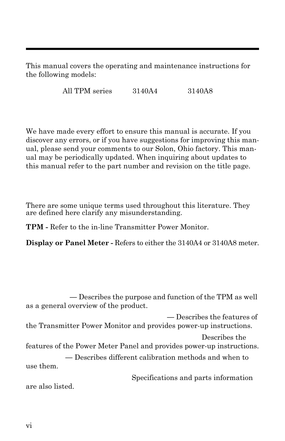 Bird Technologies 3140 Display User Manual | Page 8 / 36