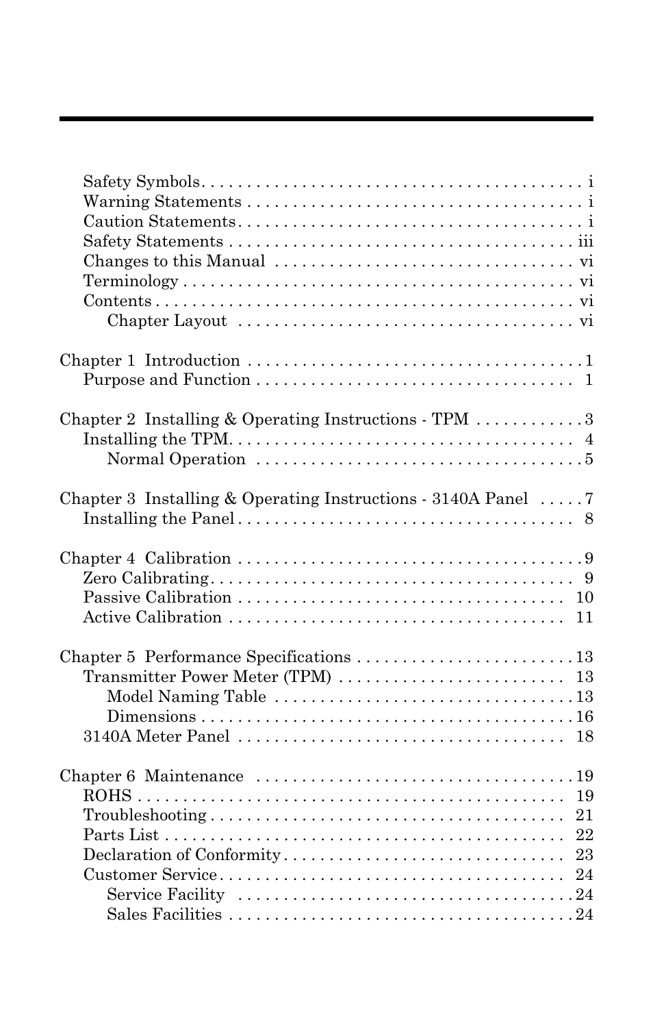 Bird Technologies 3140 Display User Manual | Page 9 / 36