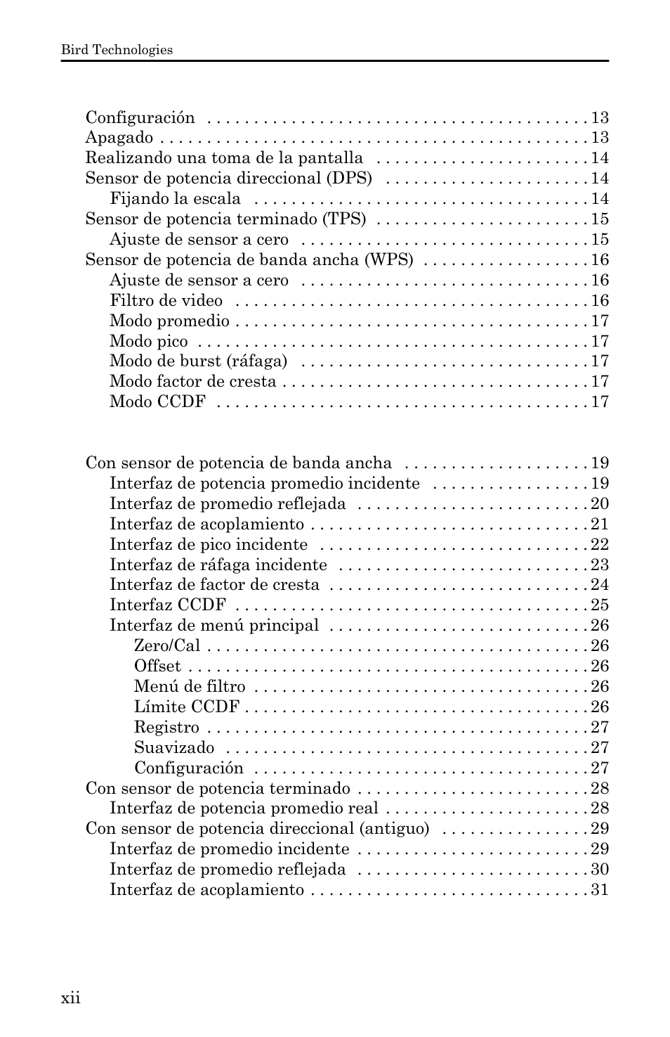 Bird Technologies 5000-XT-Manual User Manual | Page 168 / 239