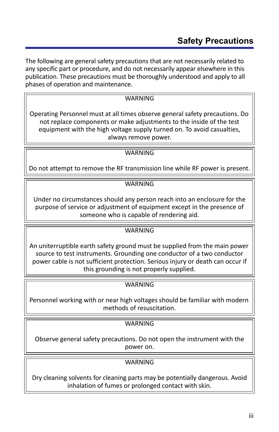 Bird Technologies 5000-XT-Manual User Manual | Page 3 / 239