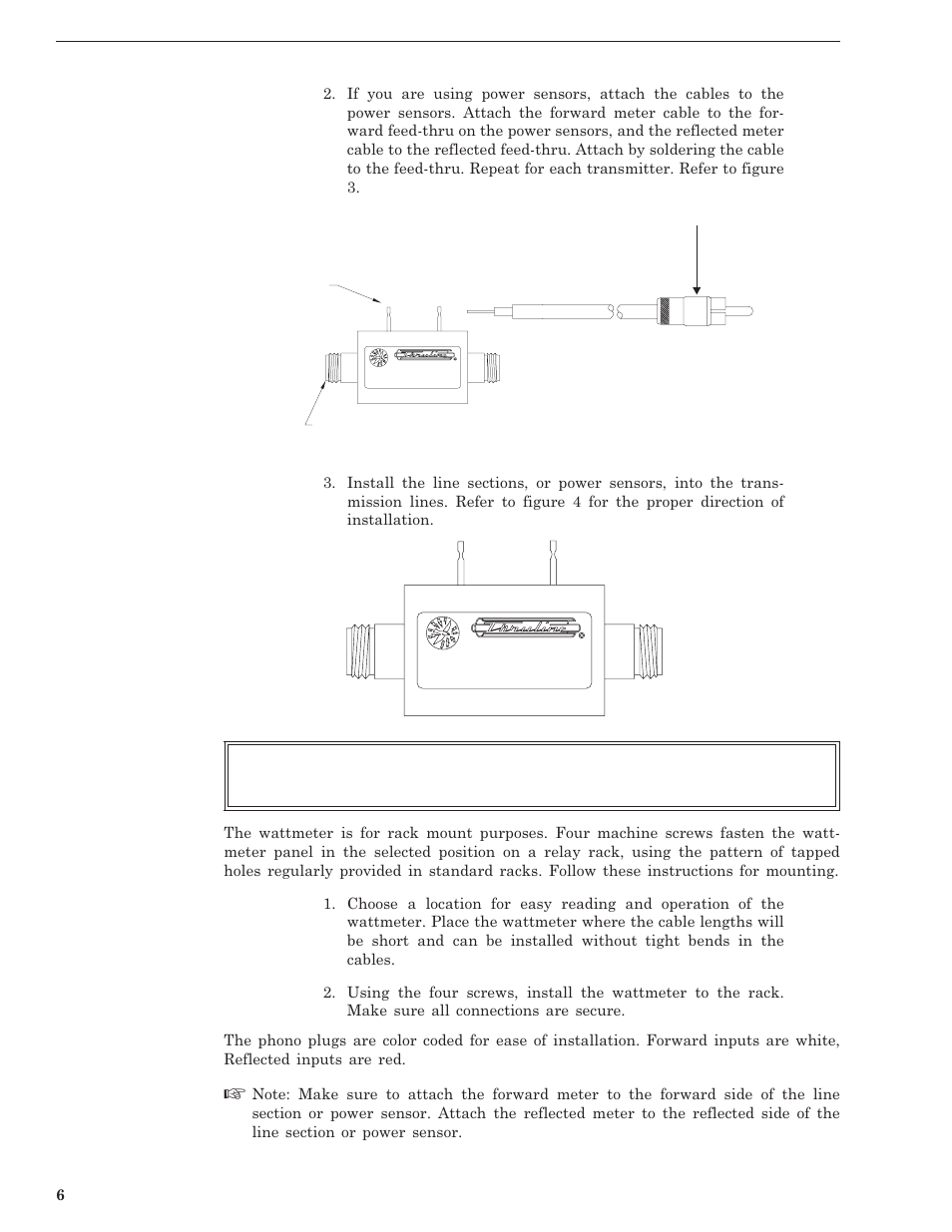 Output input fwd rfl | Bird Technologies 4201 Series User Manual | Page 16 / 27