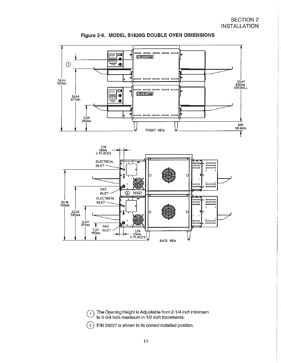 Blodgett S1820G User Manual | Page 17 / 50