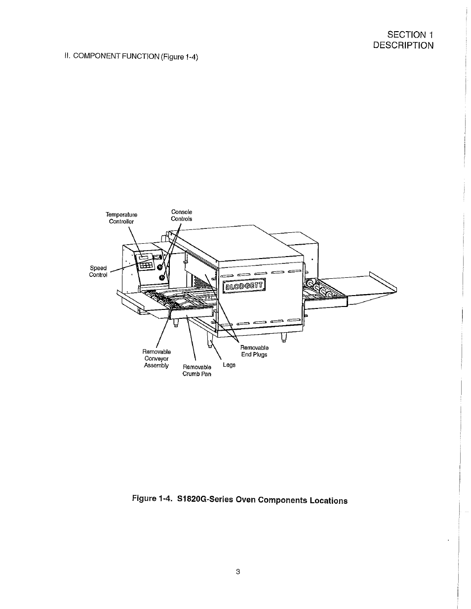 Blodgett S1820G User Manual | Page 9 / 50