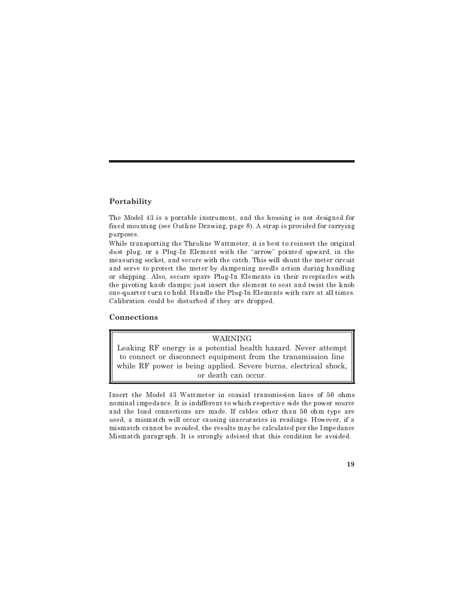 Installation | Bird Technologies 4331 User Manual | Page 33 / 66