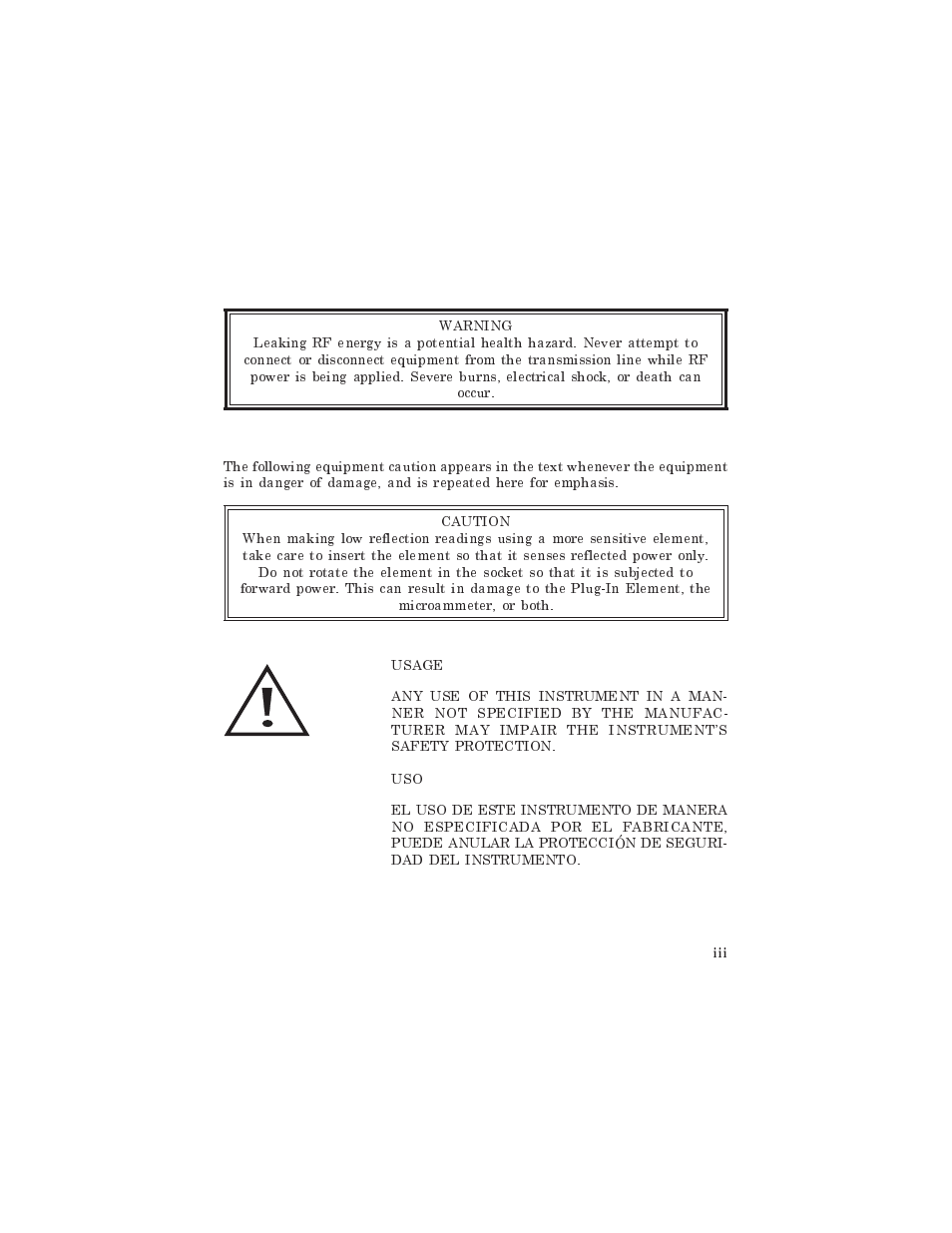 Bird Technologies 4331 User Manual | Page 5 / 66