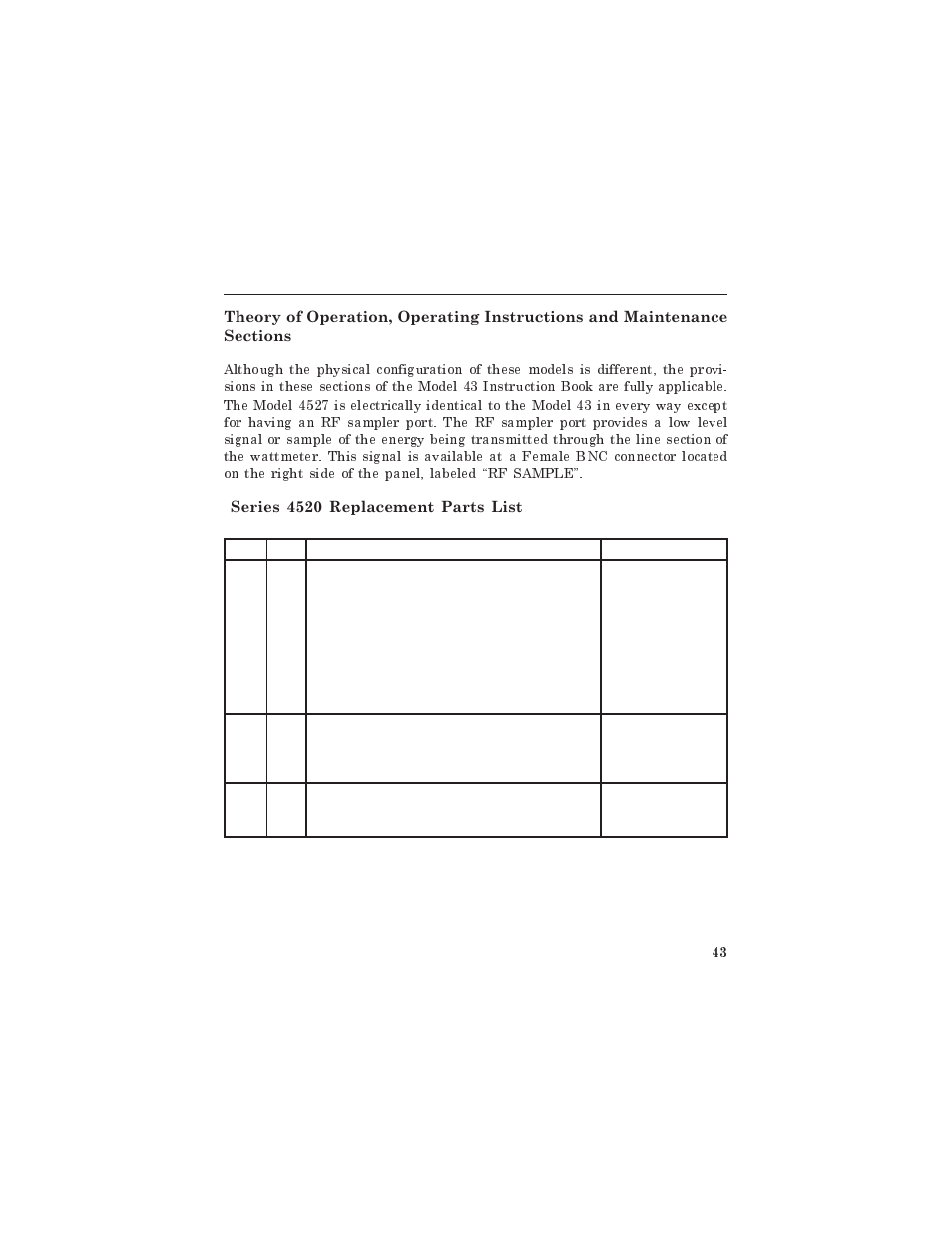 Bird Technologies 4331 User Manual | Page 57 / 66
