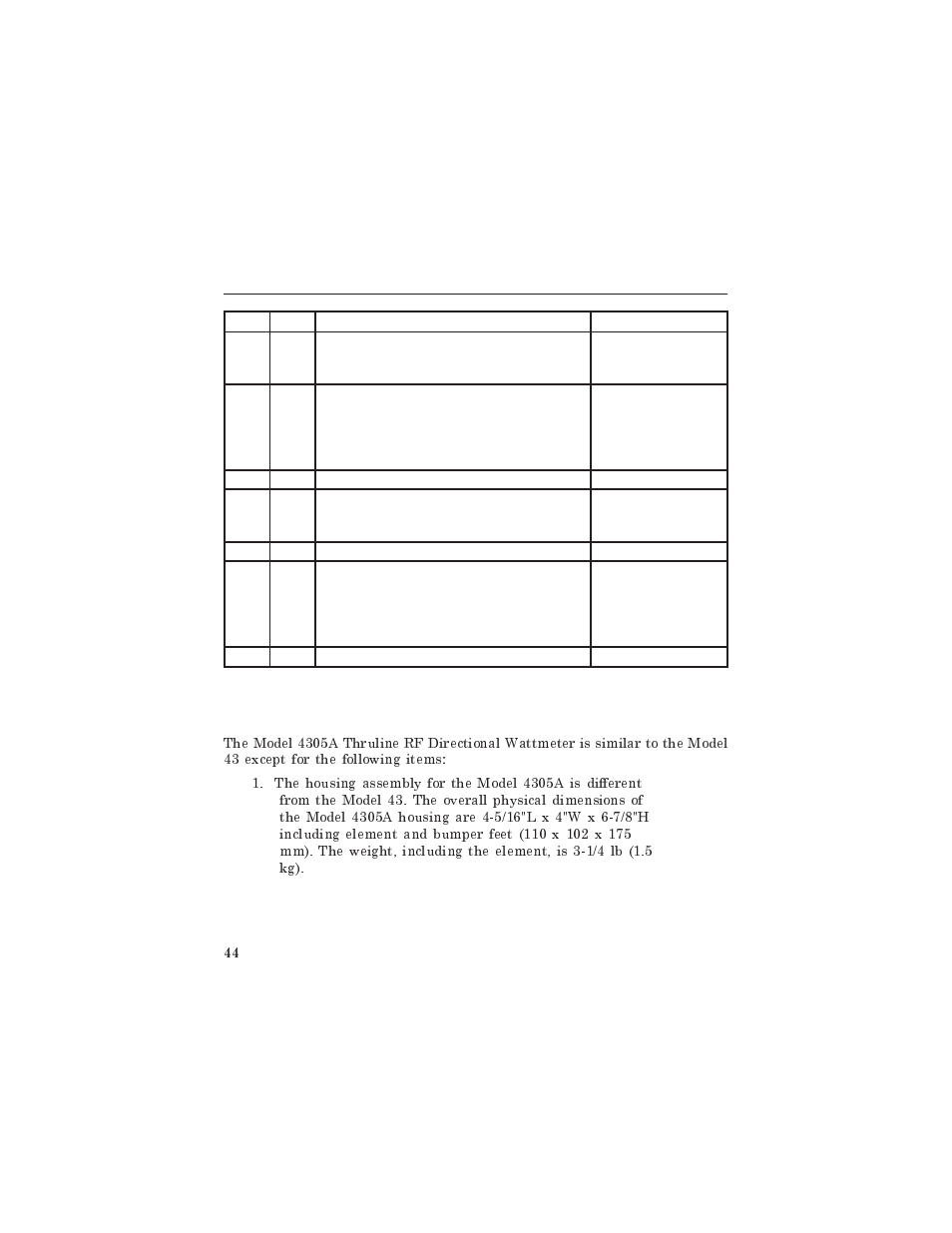 Bird Technologies 4331 User Manual | Page 58 / 66