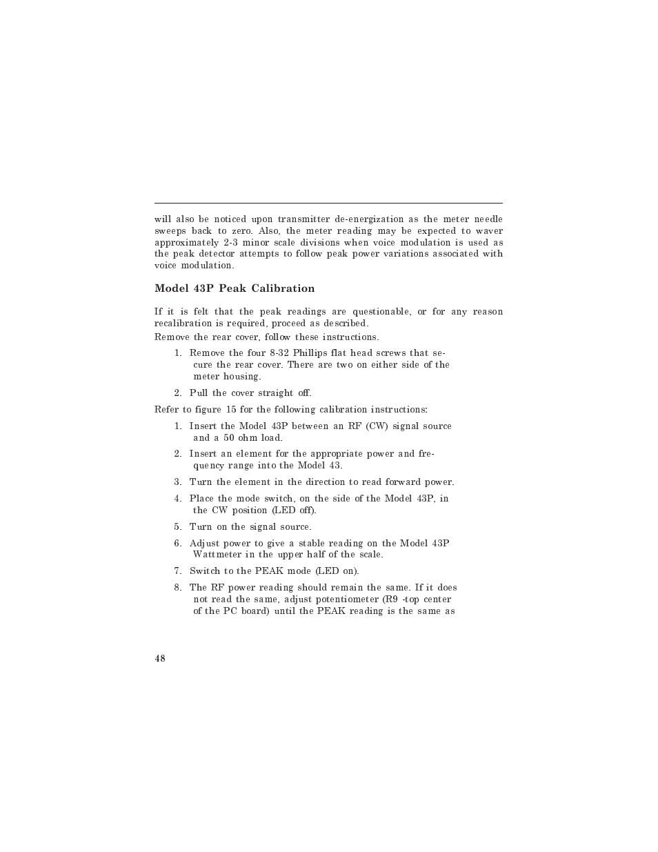 Bird Technologies 4331 User Manual | Page 62 / 66