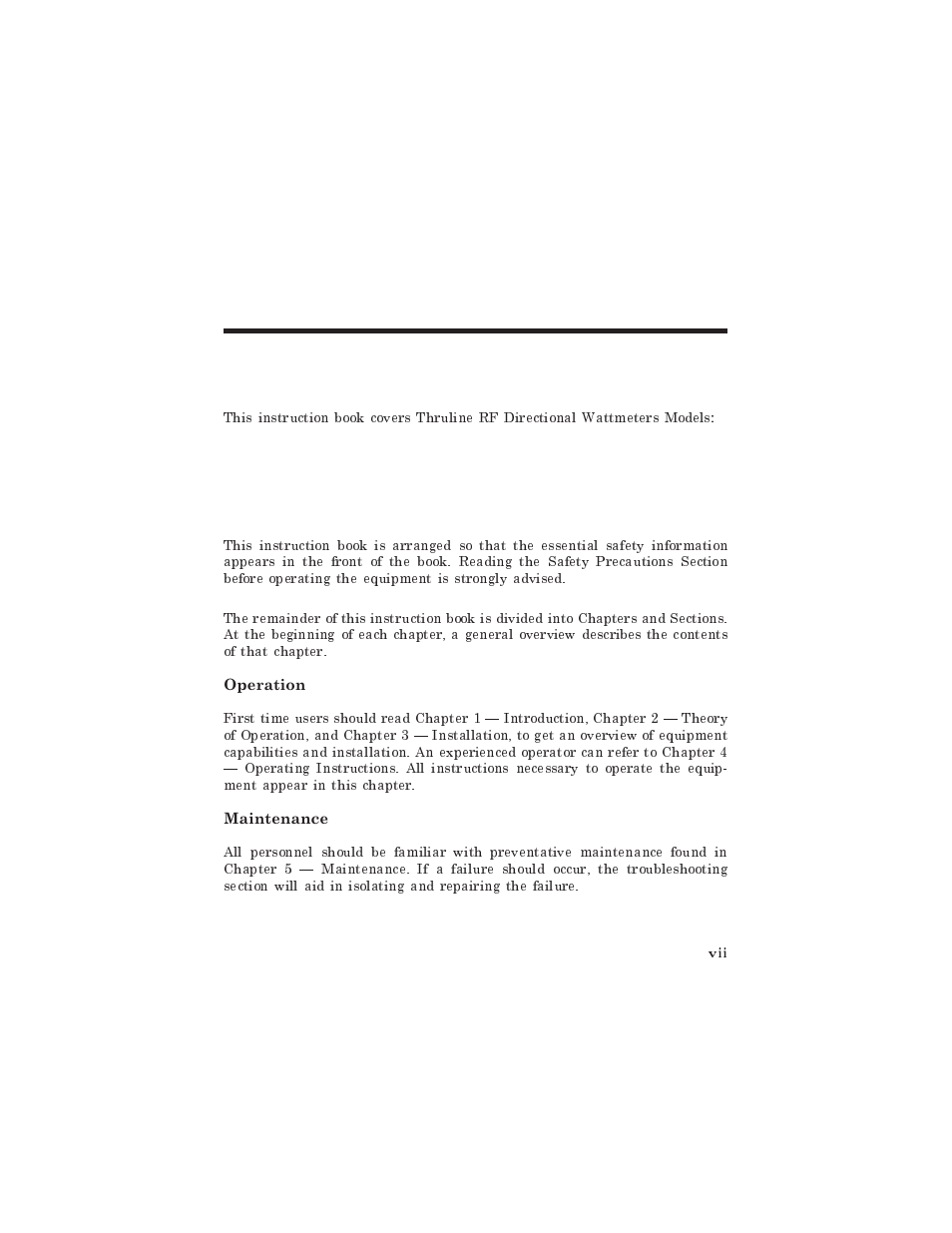 About this manual | Bird Technologies 4331 User Manual | Page 9 / 66