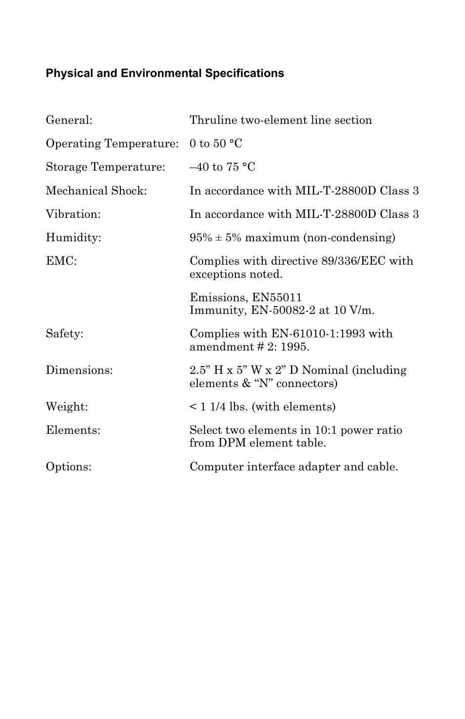 Bird Technologies 5010 User Manual | Page 5 / 7