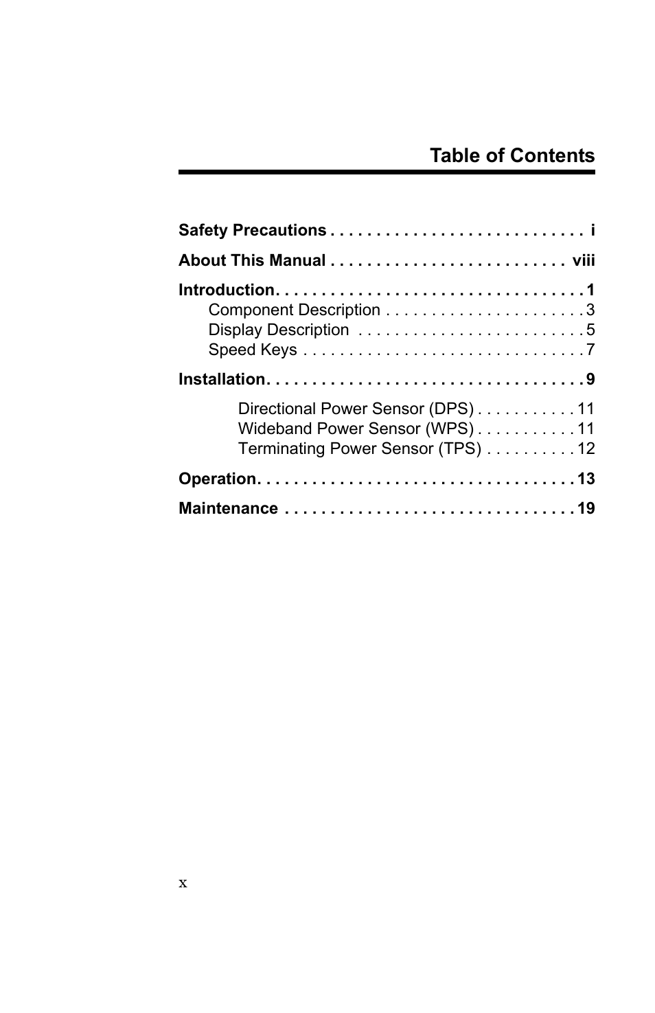 Bird Technologies 5000-EX User Manual | Page 12 / 48