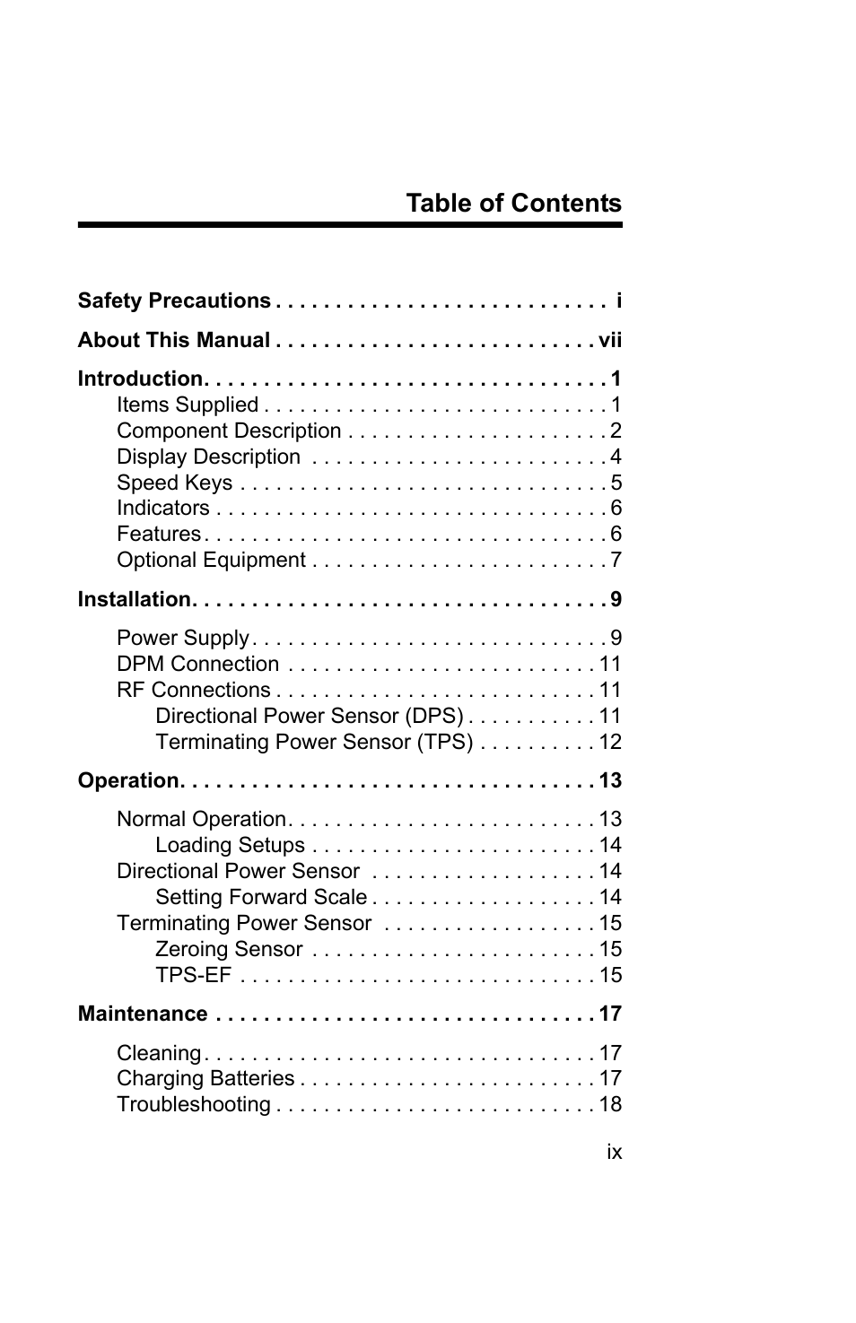 Bird Technologies 5000 Series User Manual | Page 13 / 48